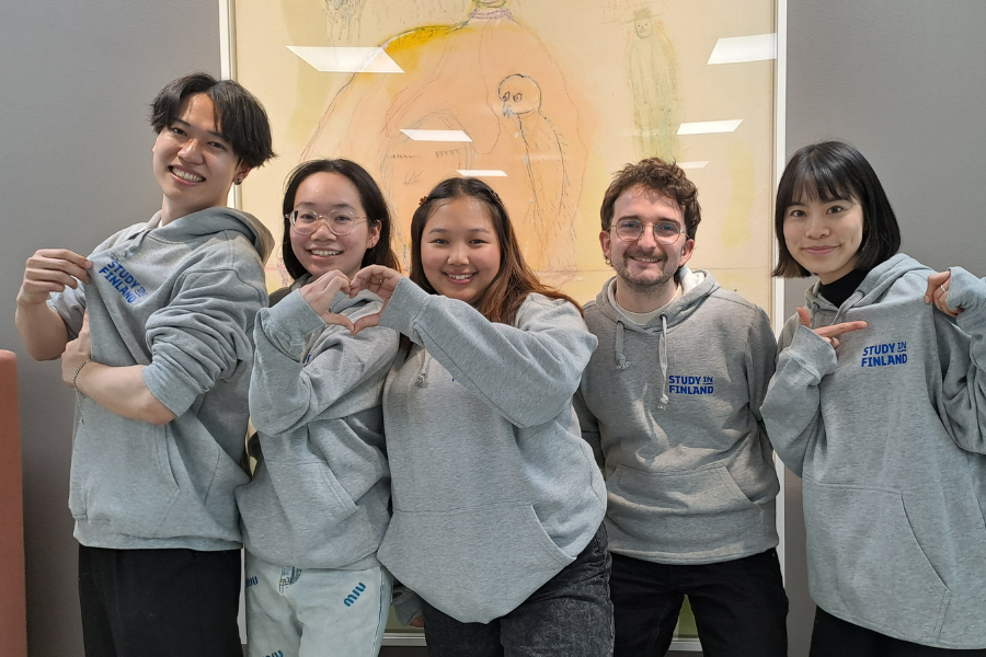 Study in Finland ambassadors' group pic