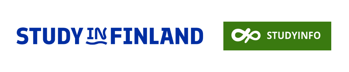 Study in Finland and Studyinfo logos