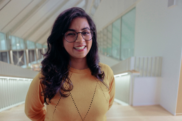 A female student at university